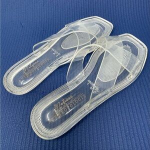 Anthropology Matisse Clear Jelly Sandals